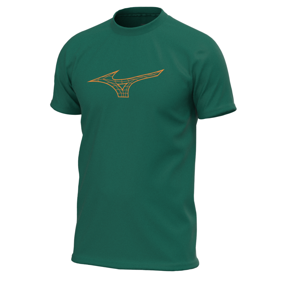 Mizuno ATHLETICS RB T-SHIRT Evergreen 